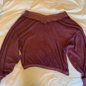 Free people long sleeve off the shoulder